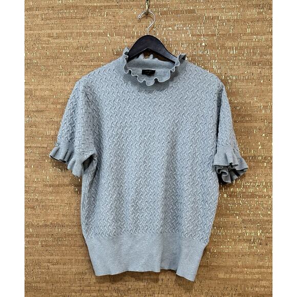 Ontwelfch Gray Sweatshirt Short Sleeves Size 2X Embelishments - Picture 1 of 7